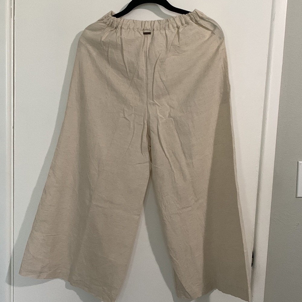 Linen Pants With Matching Crop Top - image 3